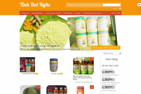 Titania theme site design template sample