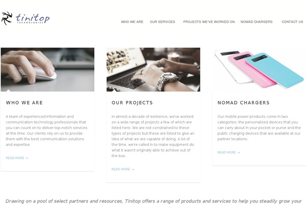 tinitop.com site used Mammoth-wp