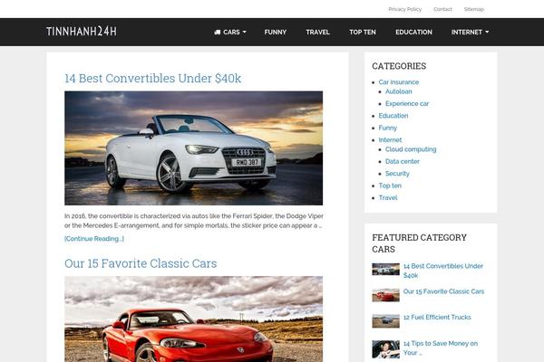 BlogMagazine theme site design template sample