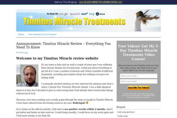 tinnitusmiracletreatments.com site used Profitstheme_11