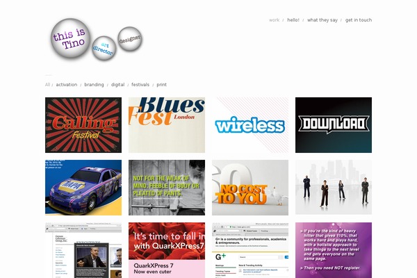 tinopersia.com site used Garnish