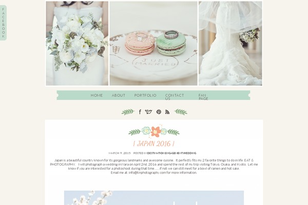 Prophoto4 theme site design template sample