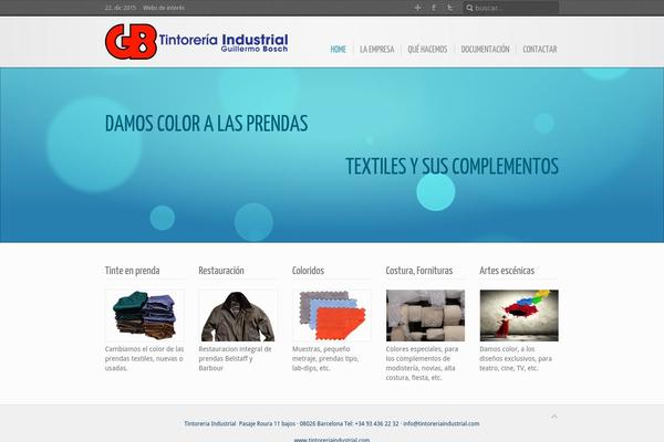 Inspire theme site design template sample