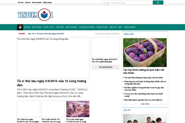 Tintuc theme site design template sample