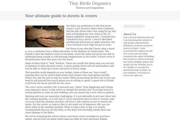 Panache theme site design template sample