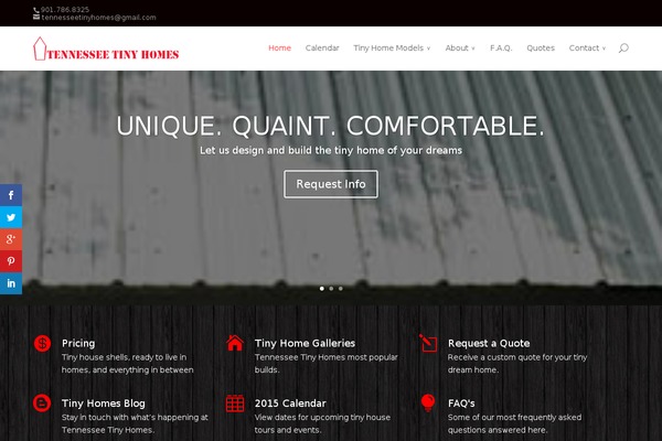 tinyhappyhomes.com site used Moina-lite