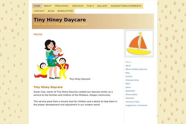 Thesis 1.8 theme site design template sample