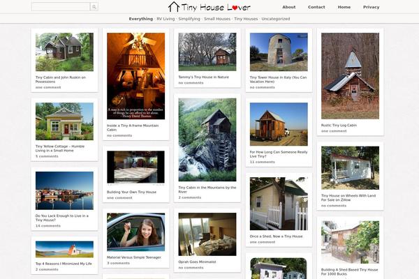 Covert PinPress theme site design template sample