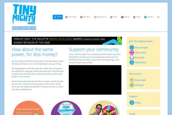 Site using Floating Menu plugin