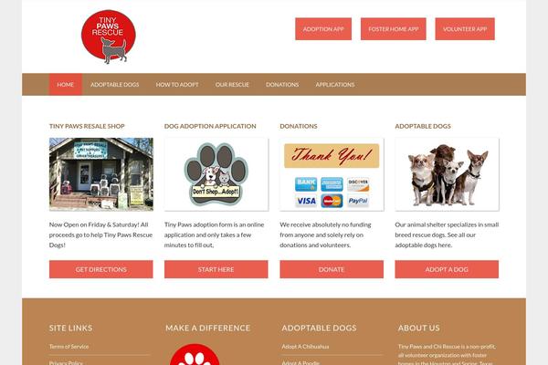 Site using icoPaw: Customizable Animal Rescue Icons plugin