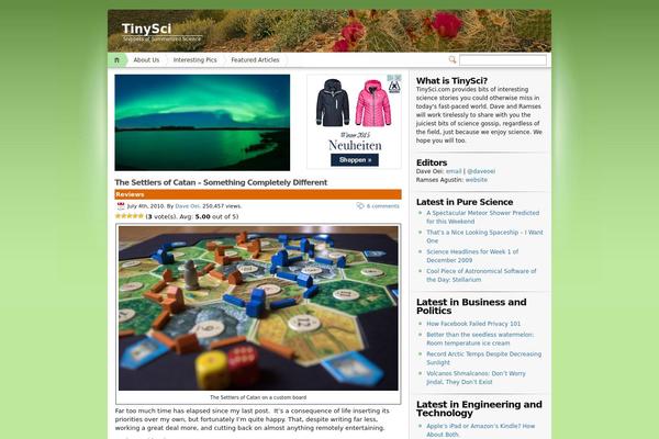 iNove theme site design template sample