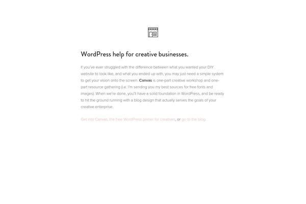 Cannyon theme site design template sample