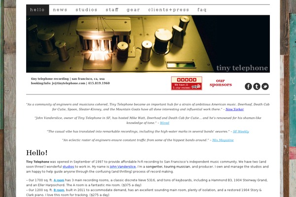Pilcrow-child theme site design template sample