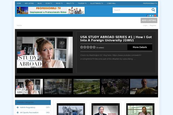 Vt theme site design template sample