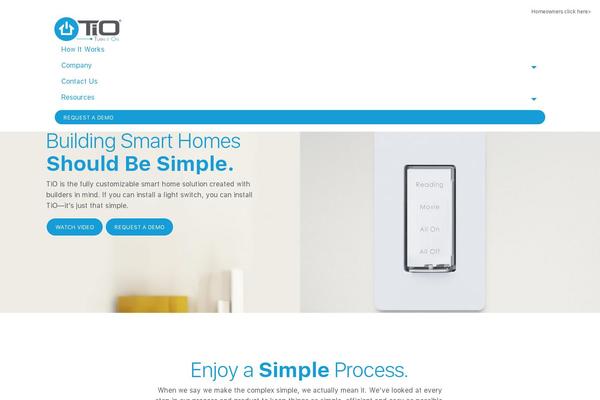 tiohome.com site used Tio