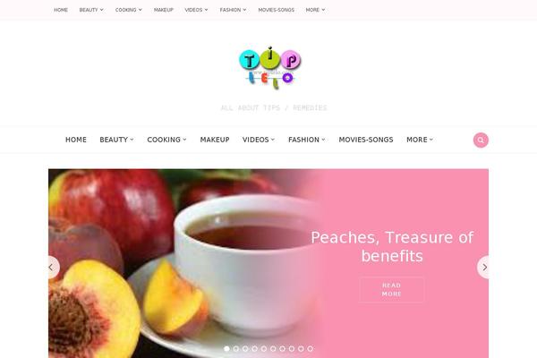 Foodica theme site design template sample