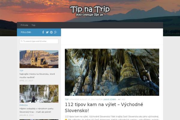 Hueman theme site design template sample