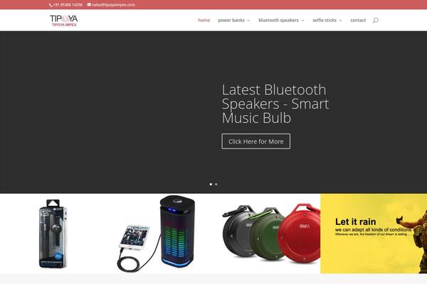 Divi theme site design template sample