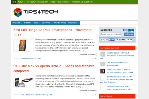 News Blog theme site design template sample