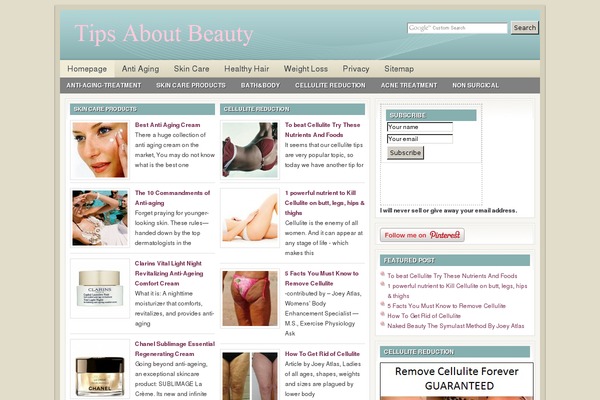 Lifestyle Pro theme site design template sample