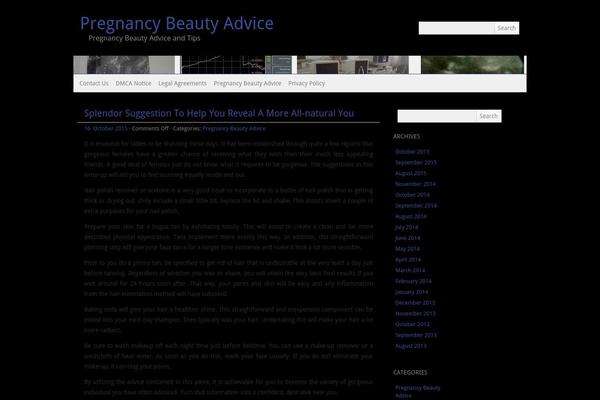 picochic theme site design template sample