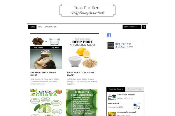 Vogue theme site design template sample