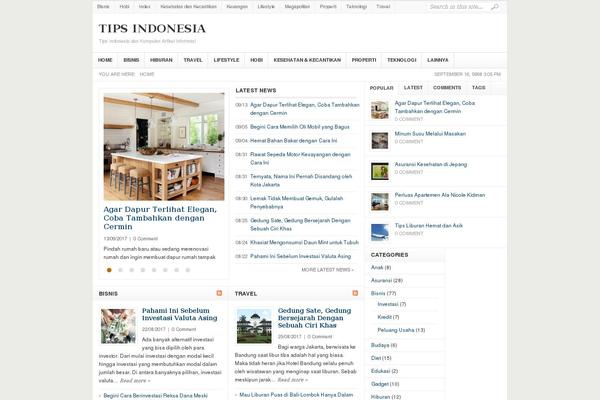 Weekly theme site design template sample