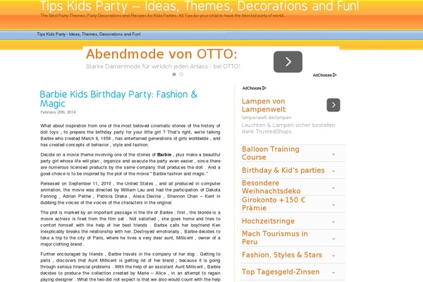 tipskidsparty.com site used Deerawan - Cloudy