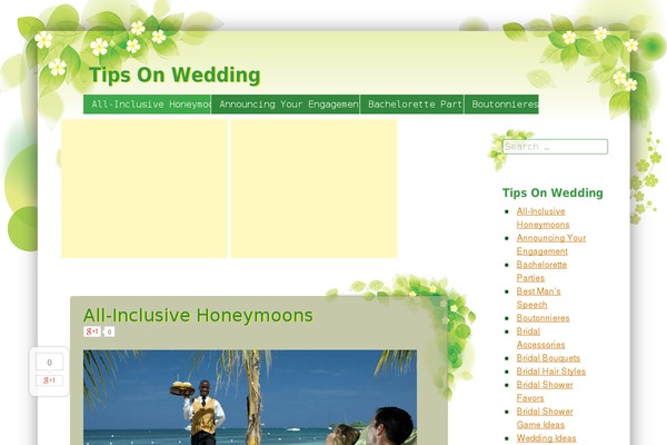 Tender Spring theme site design template sample