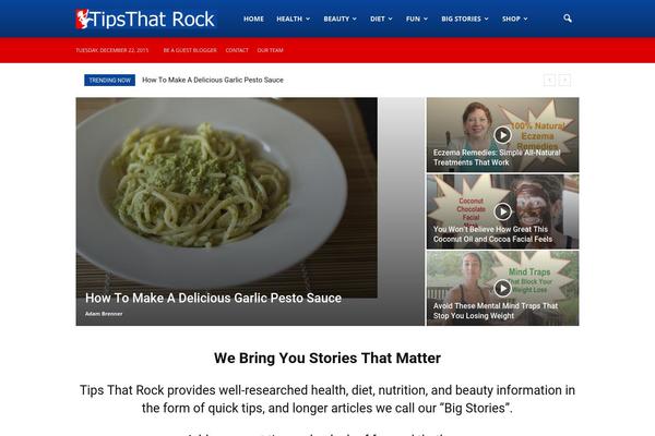 Flex Mag theme site design template sample