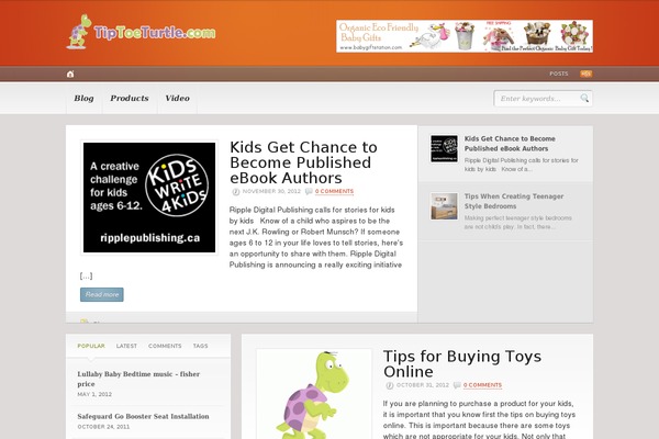 Headlines theme site design template sample