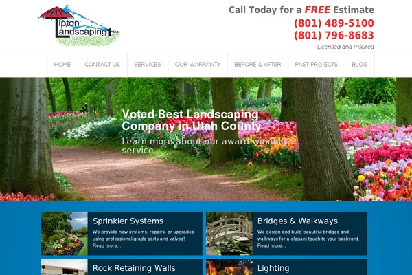 Infinite theme site design template sample