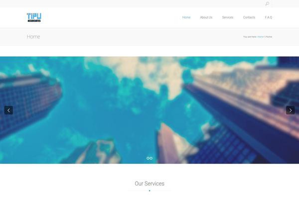 Xenia theme site design template sample