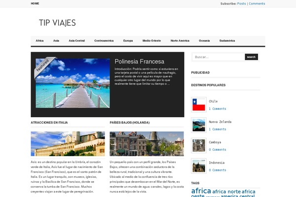 tipviajes.com site used Ophion