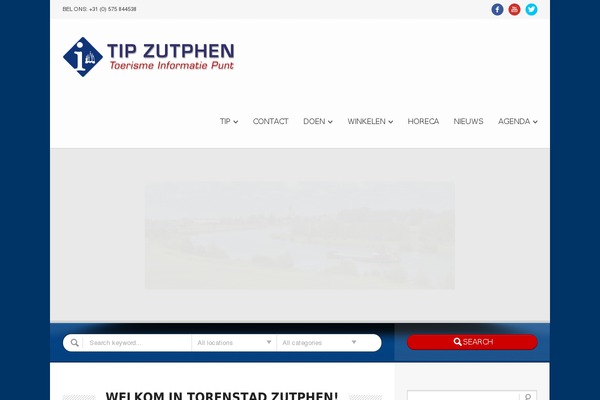 Directory theme site design template sample