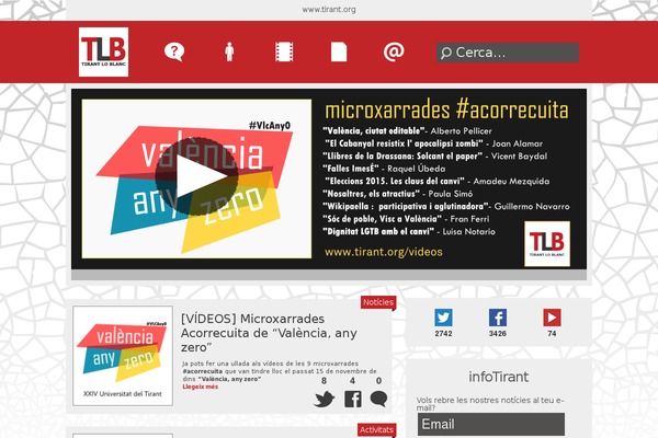 Site using WordPress Content Slide plugin