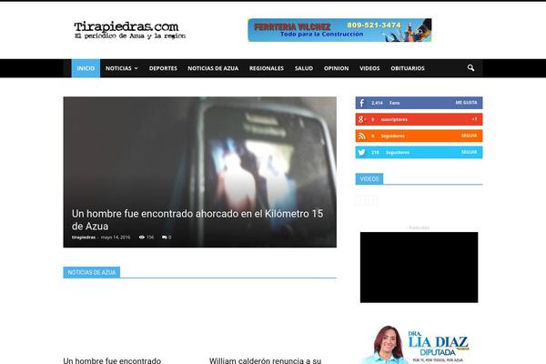 Max Magazine theme site design template sample