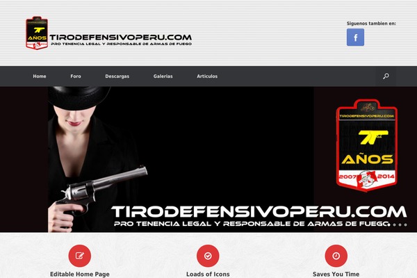 Vantage theme site design template sample