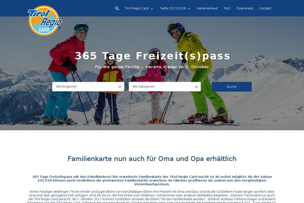 Listify Child theme site design template sample