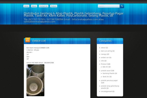 Bloxy Two theme site design template sample