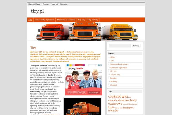 zeeMagazine theme site design template sample