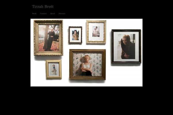 tirzahbrott.com site used WPFolio