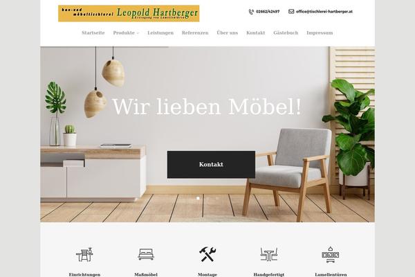 Gravity theme site design template sample