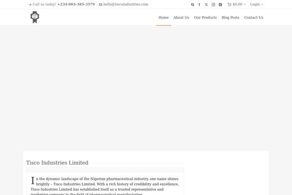 Highend theme site design template sample
