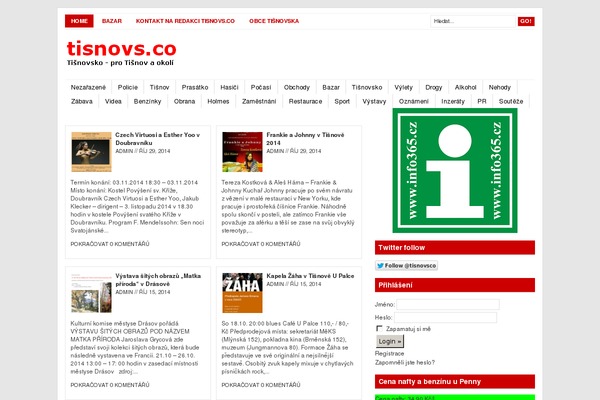 Site using Flash Clock Widget plugin