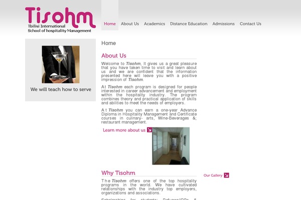 WordPress website example screenshot