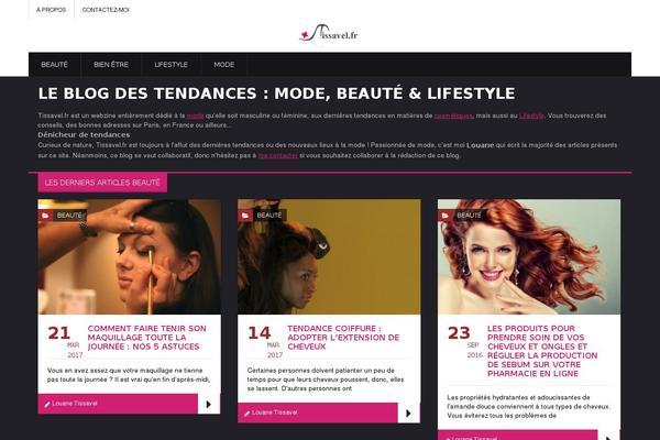 tissavel.fr site used Tissavel