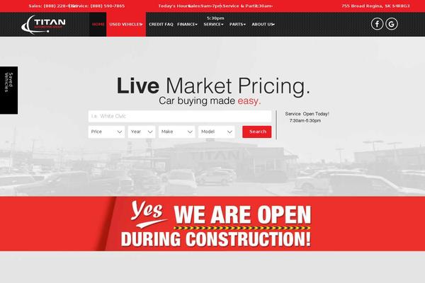 Dealer Inspire common theme site design template sample