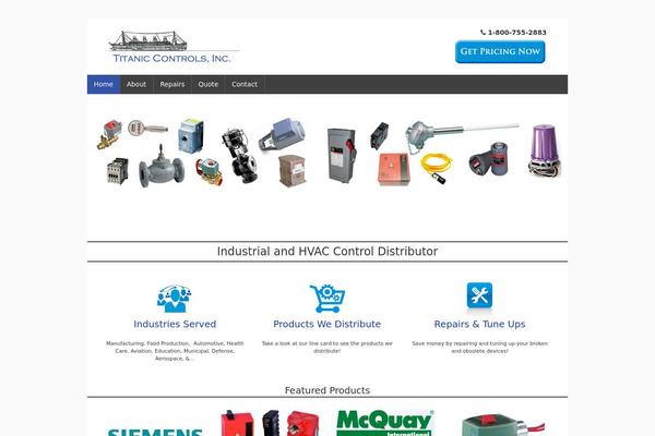 titaniccontrols.com site used Typal-pro-v1.1
