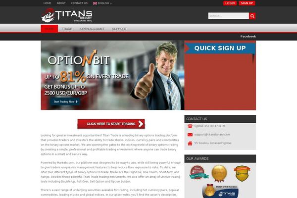Site using Wp-stock-ticker plugin